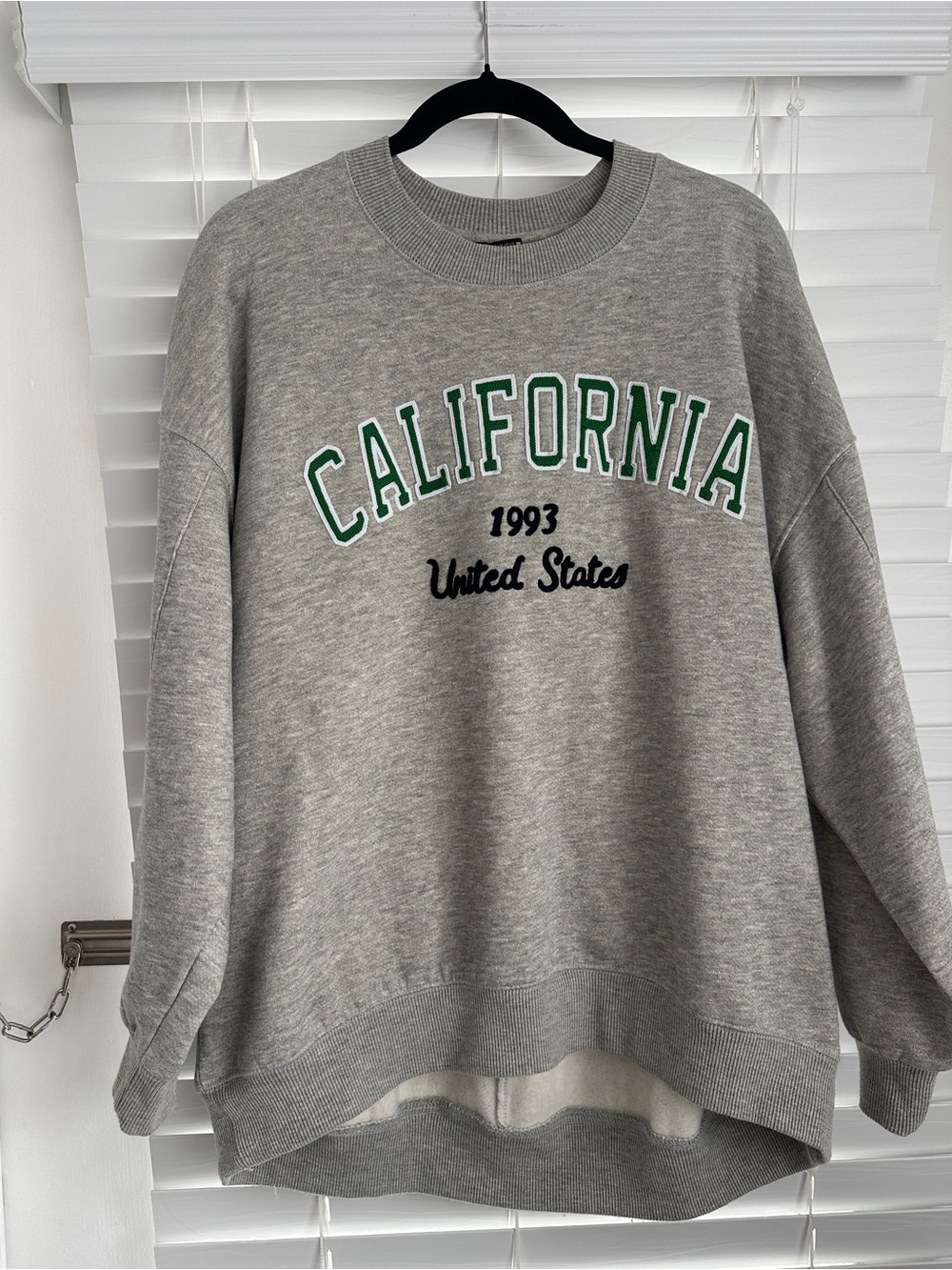 ZARA Grey California Sweatshirt